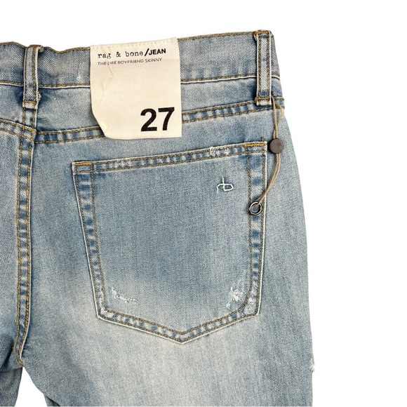 NWT Rag & Bone Dre Slim Fit Boyfriend Distressed Women’s Jeans Size 27 - Picture 7 of 7